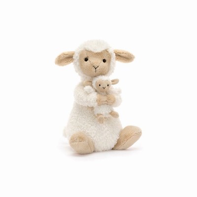 Jellycat Huddles Sheep Farmyard USA | 25836WHTY